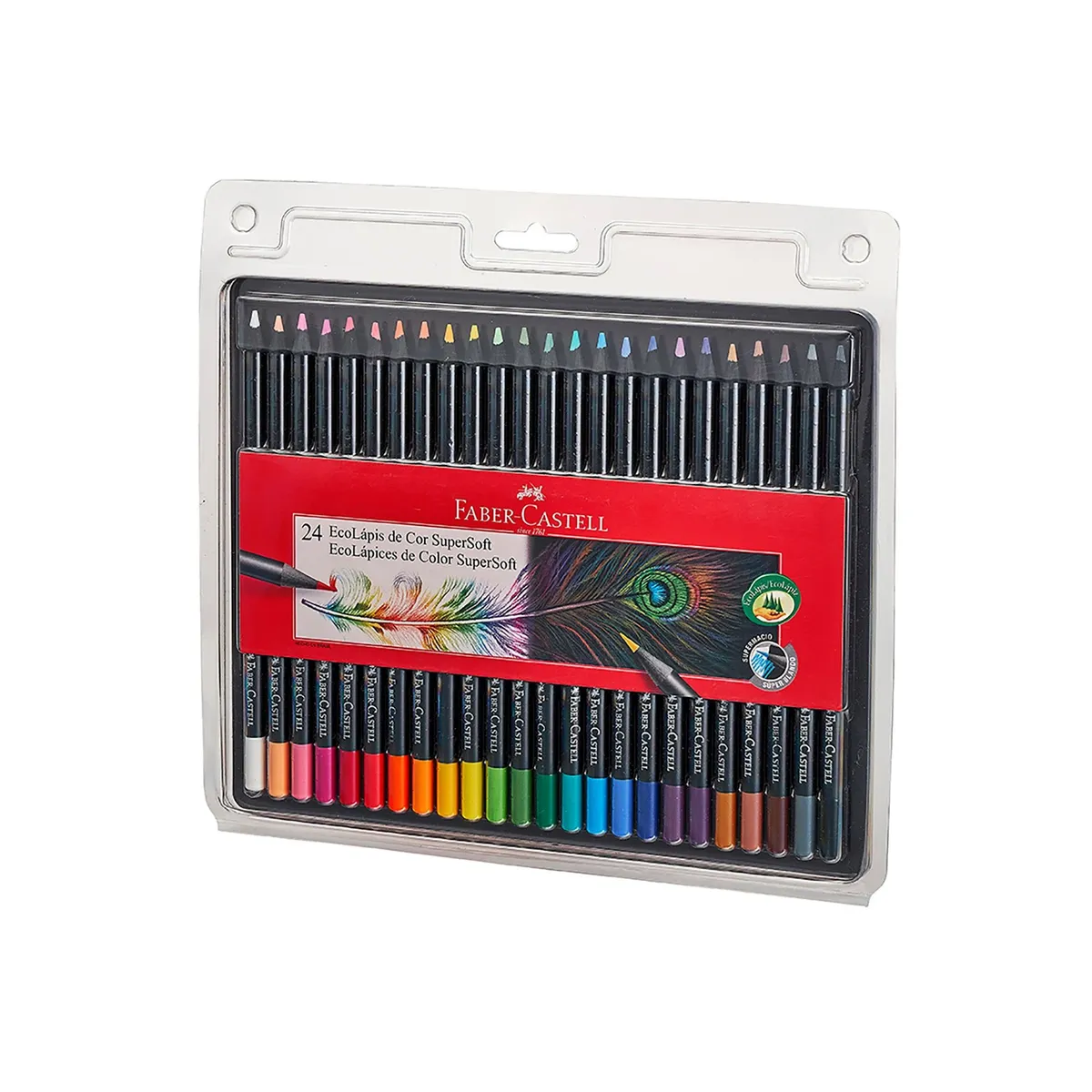 FABER-CASTELL - Ecolápices Faber-Castell Supersoft x24