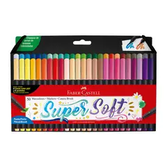 FABER-CASTELL - Marcadores Supersoft estuche carton x50