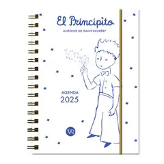 HITWAY MUSIC - AGENDA EL PRINCIPITO 2025 BLANCA TAPA RÚSTICA
