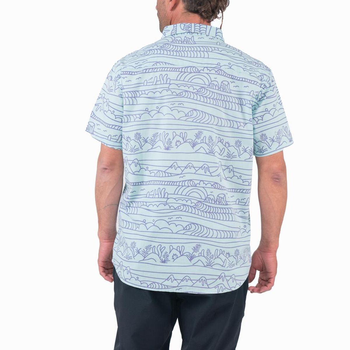 KAYA UNITE - Camisa Cotton Line Teal
