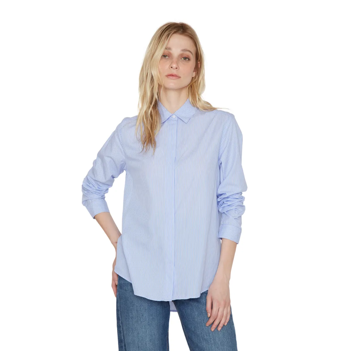 JACINTA TIENDA - Camisa Cleo Azul Jacinta Tienda