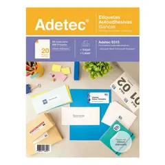 ADETEC - Etiquetas Autoadhesivas Circulares 45 mm - 500 Etiquetas
