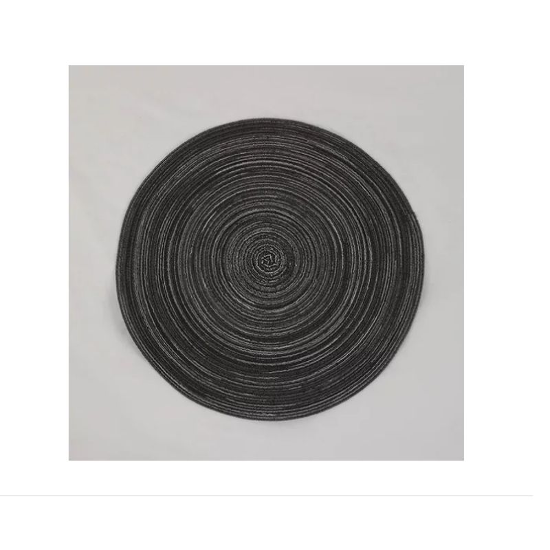 GENERICO - Set De 6 Individuales Redondos Trenzados 38cm
