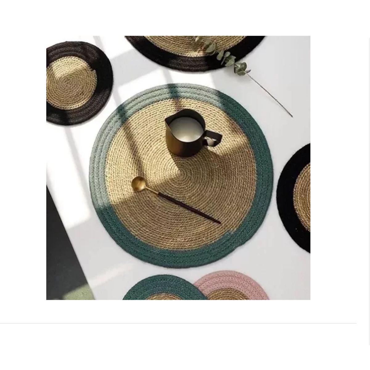 GENERICO - Set 6 Individuales De Fibras NaturaleS