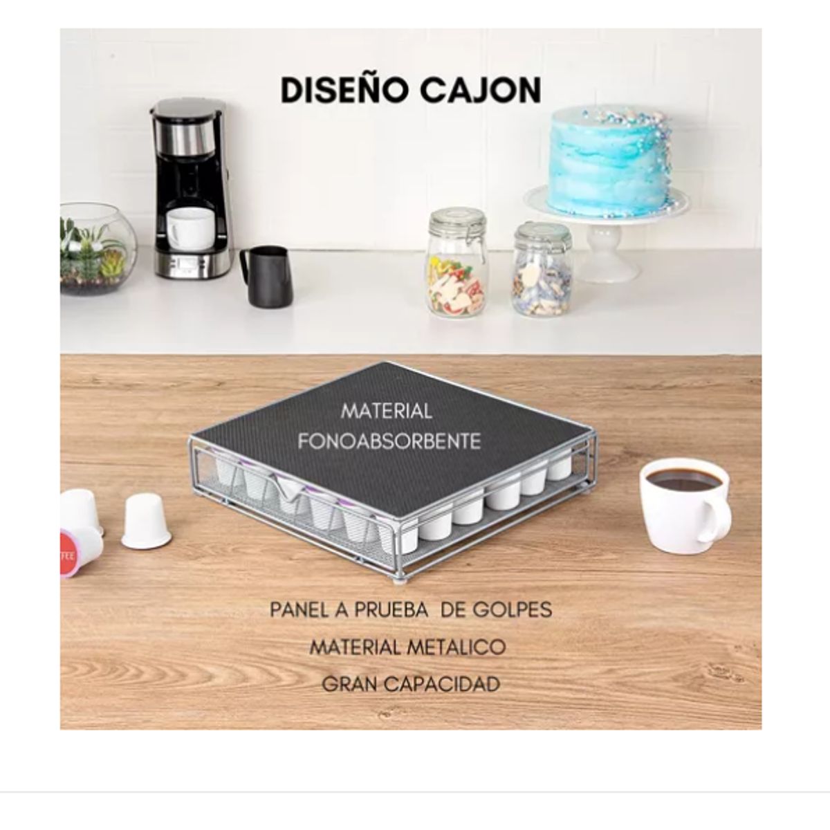 GENERICO - Porta Cápsula De Cajón 36 U Para Café