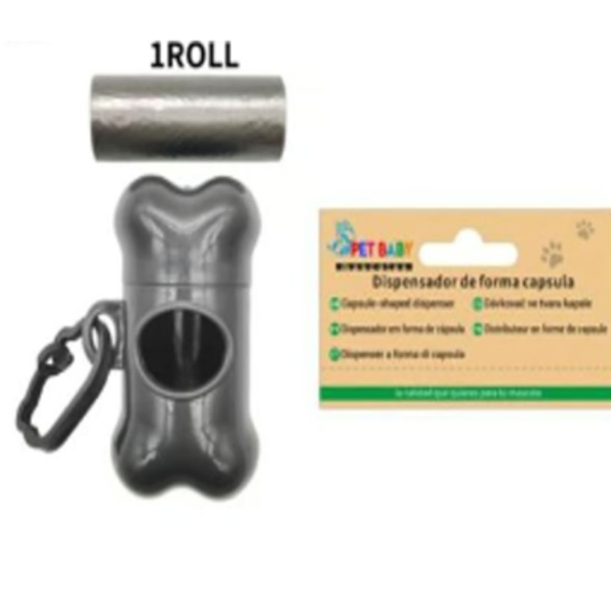 GENERICO - Distribuidor Forma Hueso Bolsa de Excremento Para Perro