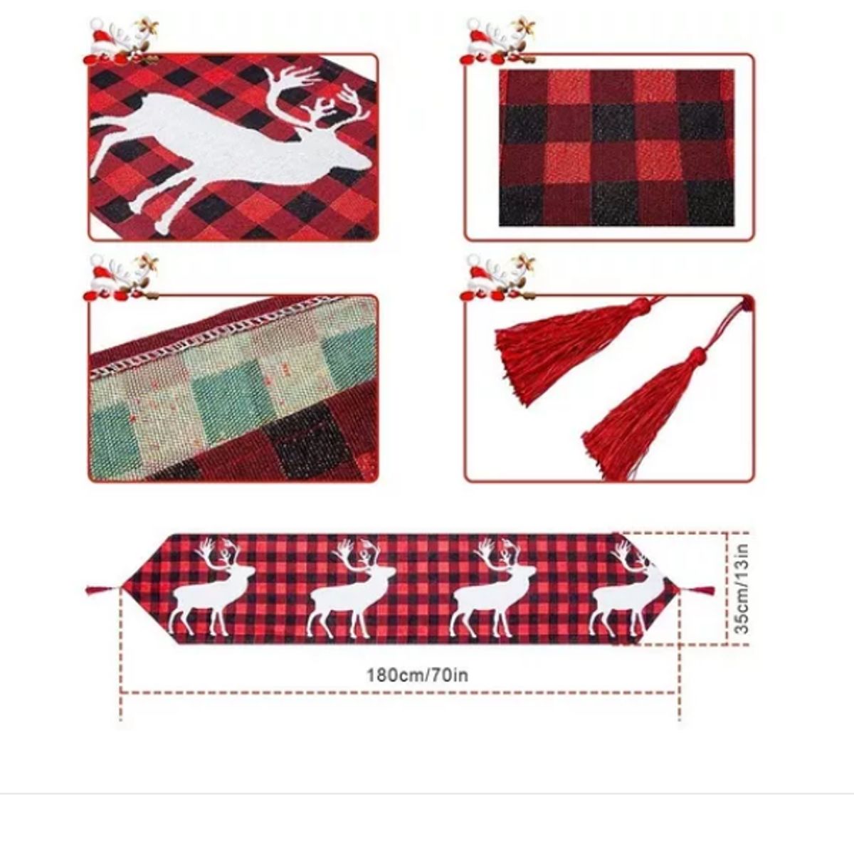 GENERICO - Camino De Mesa Navideño Bordad