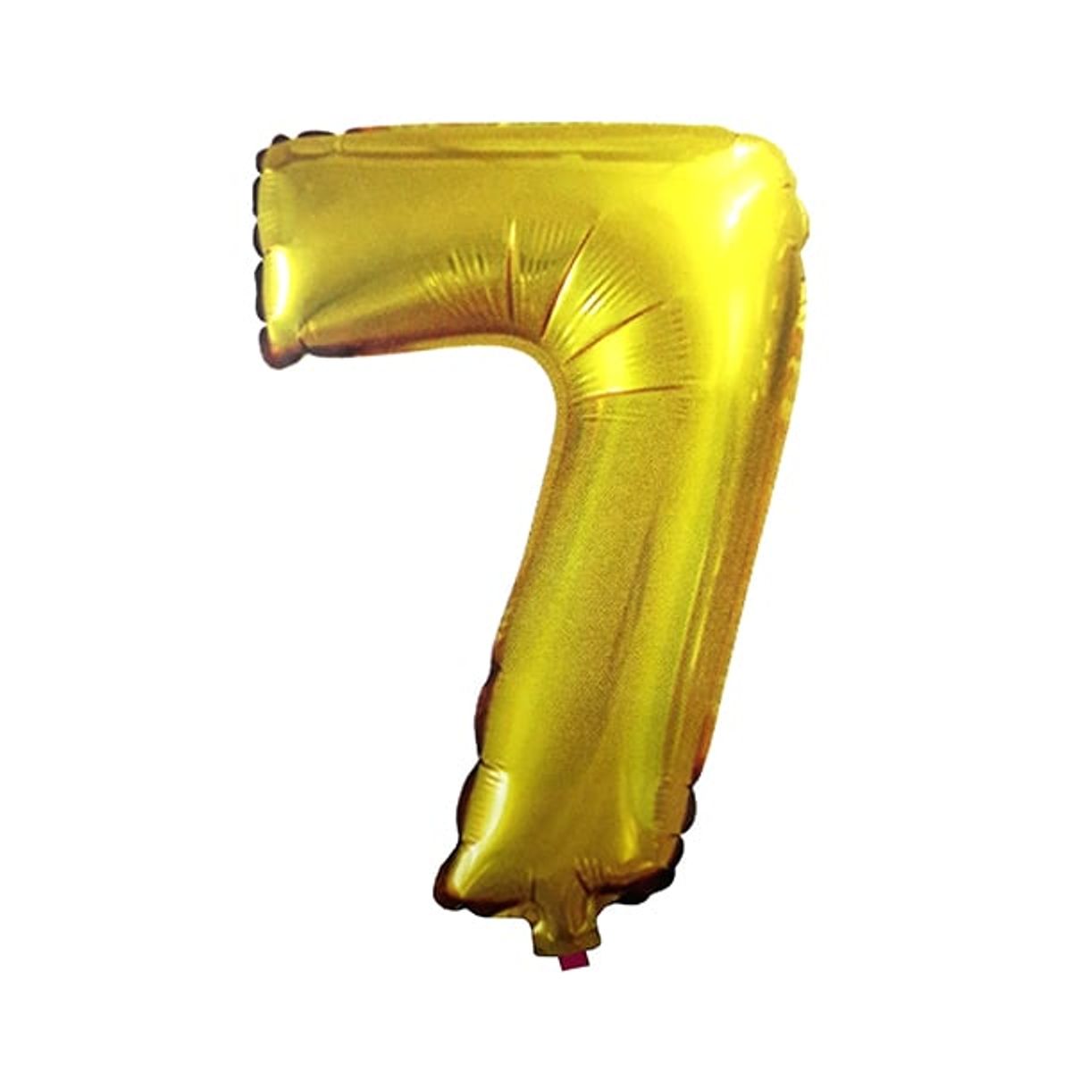 GENERICO - GLOBO METALICO 26 DORADO N? 7 X1 UNI