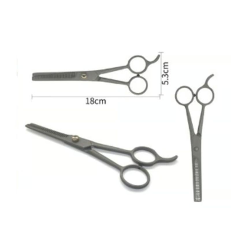 GENERICO - Tijera Cortadora De Pelo Para Mascotas Cuidado Higiene 18cm