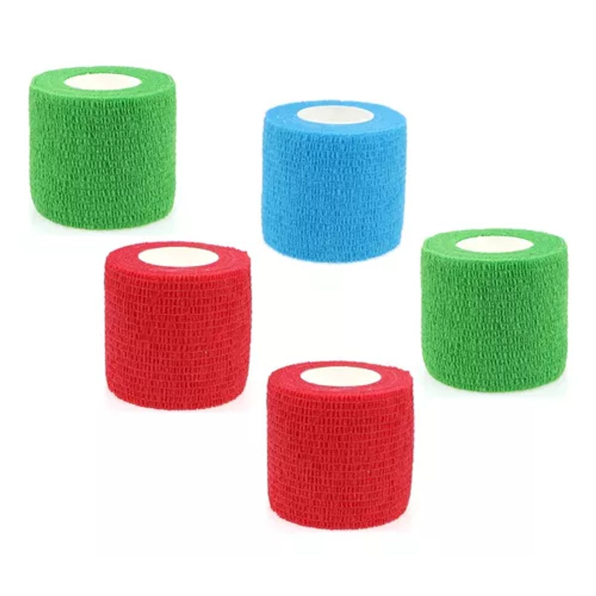 ONEDER - Pack 5 Venda Autoadherente Compatible Con Coban 5cm X 4.5mt