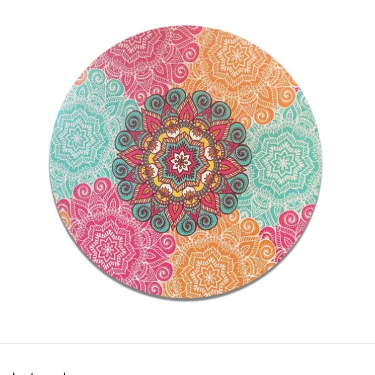 GENERICO - Set 6 Individuales Mandalas Redondo