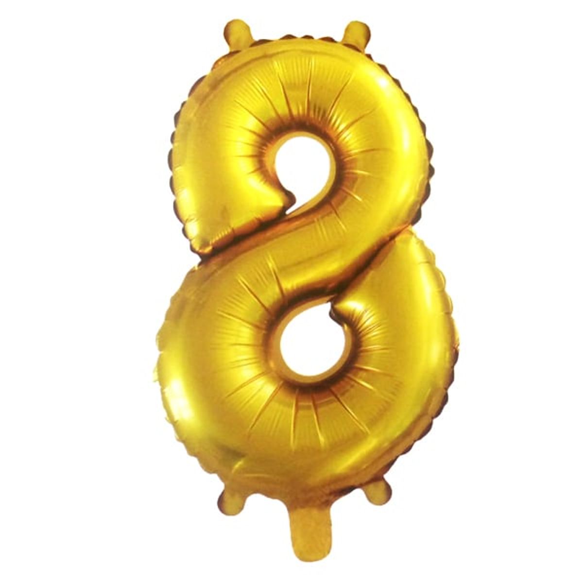 GENERICO - GLOBO METALICO 26 DORADO N? 8 X1 UNI