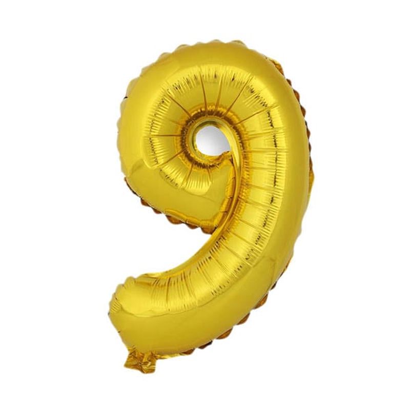 GENERICO - GLOBO METALICO 26 DORADO N? 9 X1 UNI