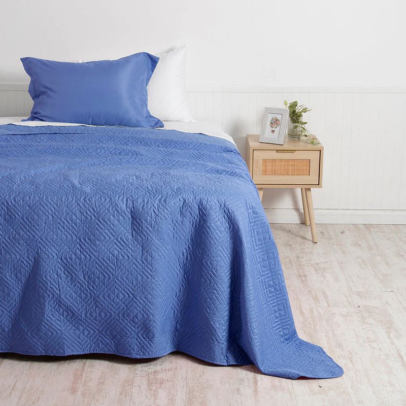 MASHINI - Quilt Cordoba Liso 2 Plazas Mashini