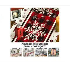 GENERICO - Mantel De Navidad Camino De Mesa Para Decoración 183x33cm