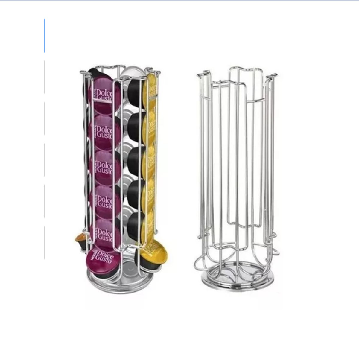 GENERICO - Soporte Para Cápsulas De Café  Contiene 24 Uds Color Metal