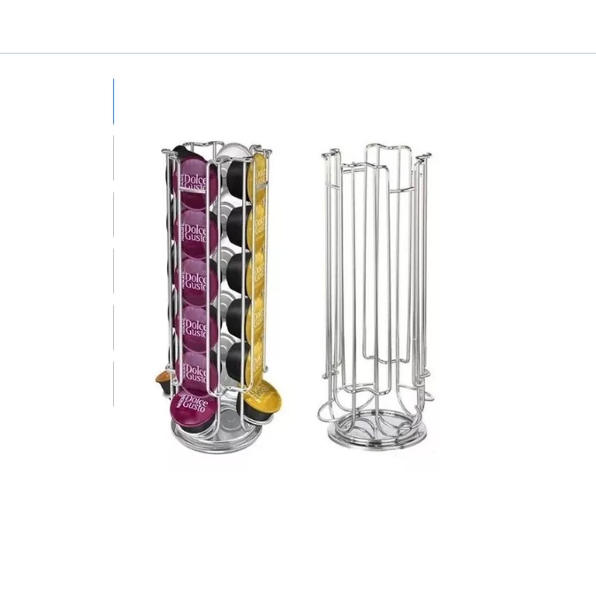 GENERICO - Soporte Para Cápsulas De Café  Contiene 24 Uds Color Metal