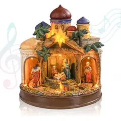 GENERICO - Juego De Belén De Navidad Nacimiento Animado