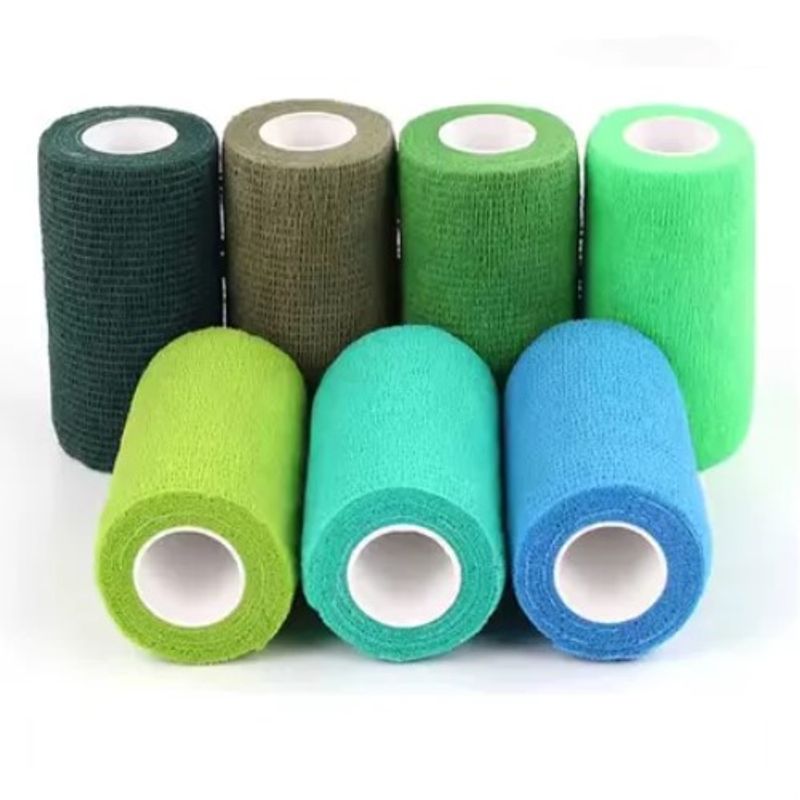 GENERICO - Pack 5 Venda  Compatible Con Coban Autoadherente 10cm X 4.5mt