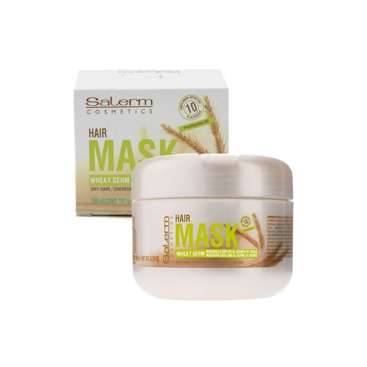 SALERM - Salerm Mascarilla Capilar Germen De Trigo Provitaminas 200ml