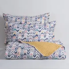MASHINI - Quilt Microfibra Estampado 2 Plazas