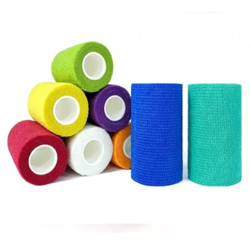 GENERICO - Pack 10 Venda Compatible Con Coban Autoadherente 10cm X 4.5m