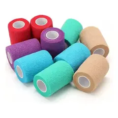 GENERICO - Pack 10 Venda Autoadherente Compatible Con Coban 10cm X 4.5m