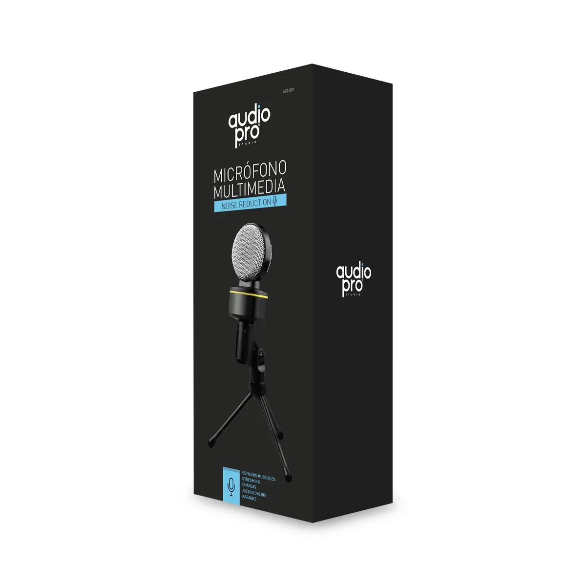 AUDIO PRO - Micrófono Condensador Conector 35mm Home Studio - SC