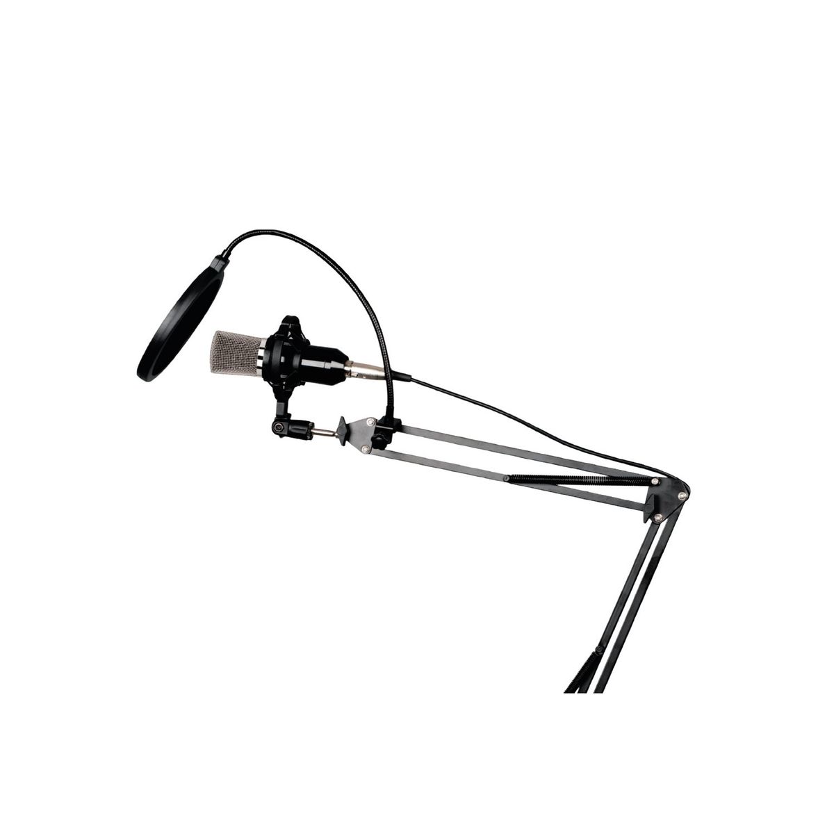 AUDIO PRO - Kit Micrófono + Condensador + Atril Para Grabación - SC