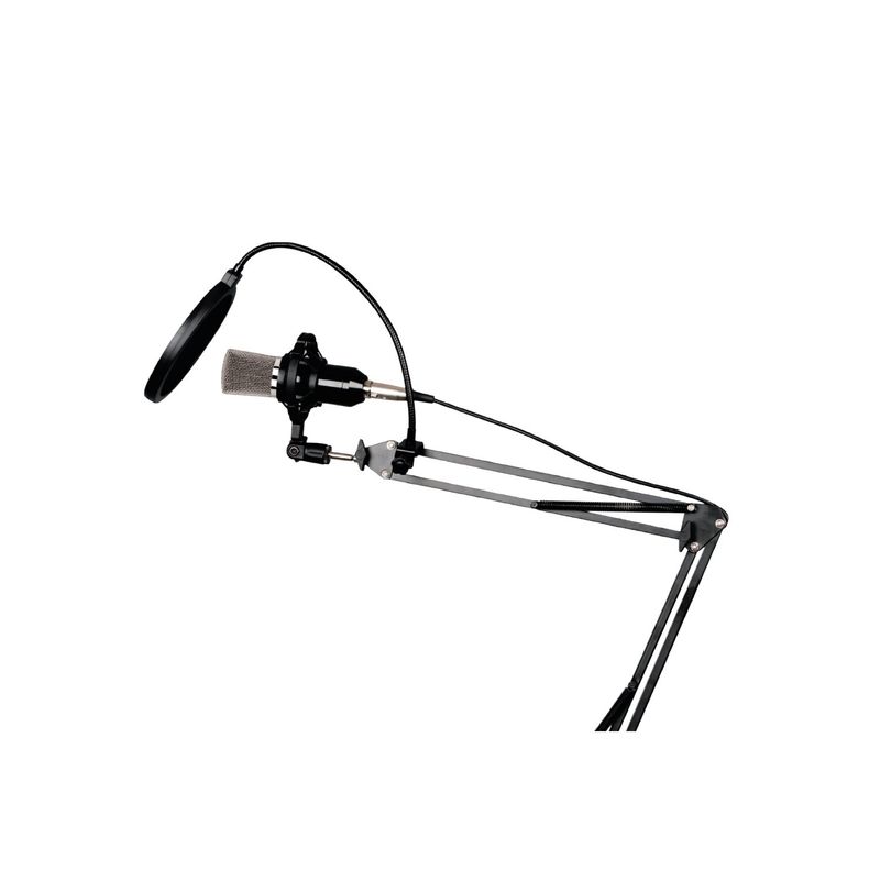 AUDIO PRO - Kit Micrófono + Condensador + Atril Para Grabación - SC