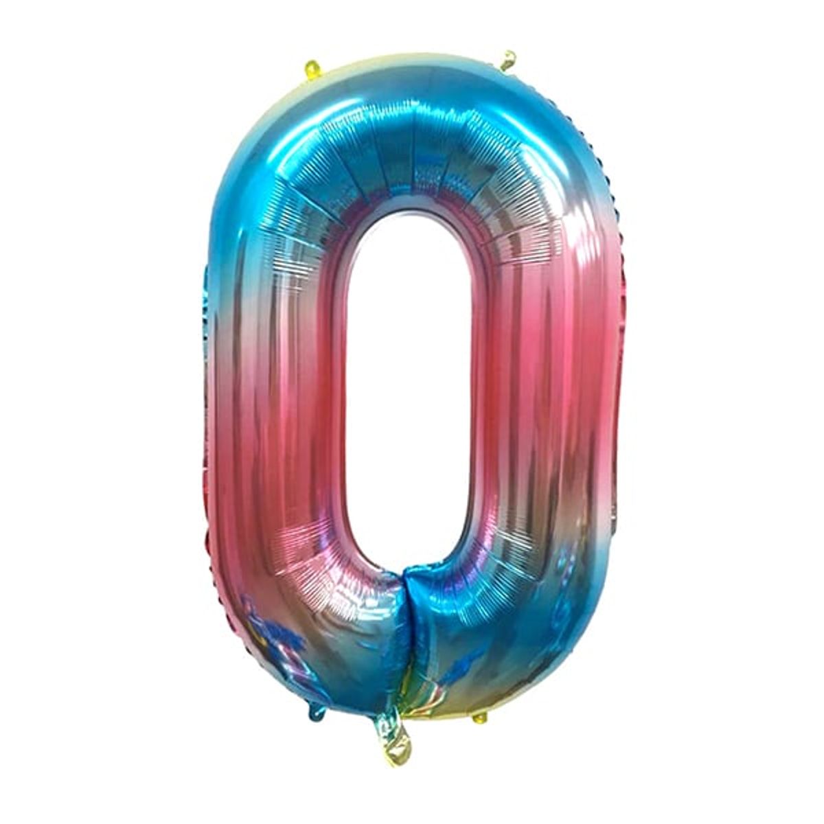 GENERICO - GLOBO METALICO 32 MULTICOLOR N? 0 X1 UNI