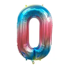 GENERICO - GLOBO METALICO 32 MULTICOLOR N? 0 X1 UNI