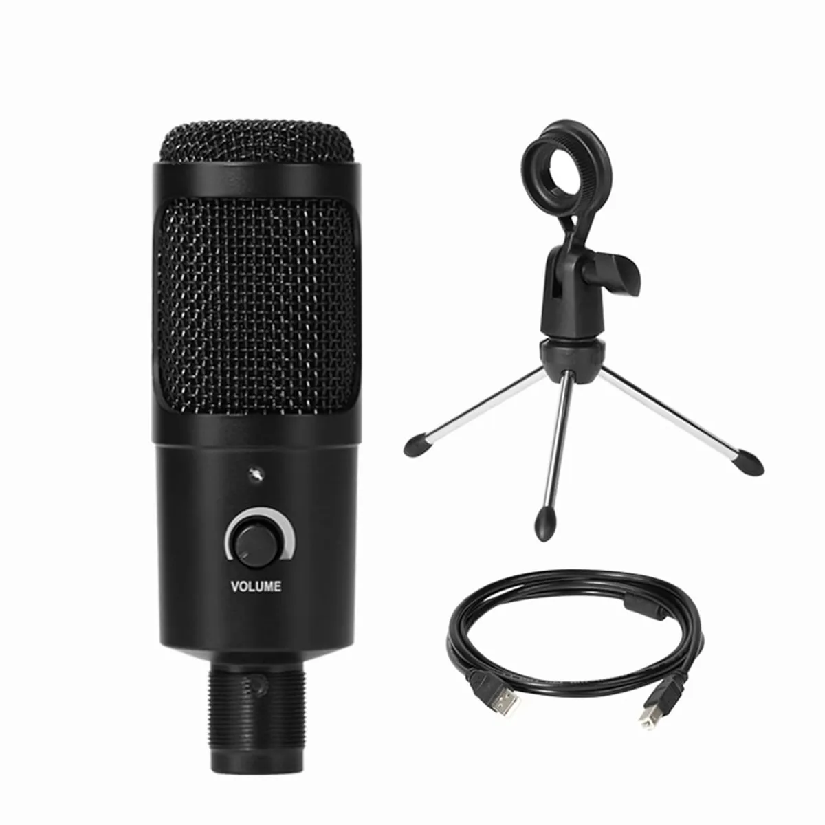 AUDIO PRO - Micrófono Condensador Usb Con Pedestal Profesional - SC