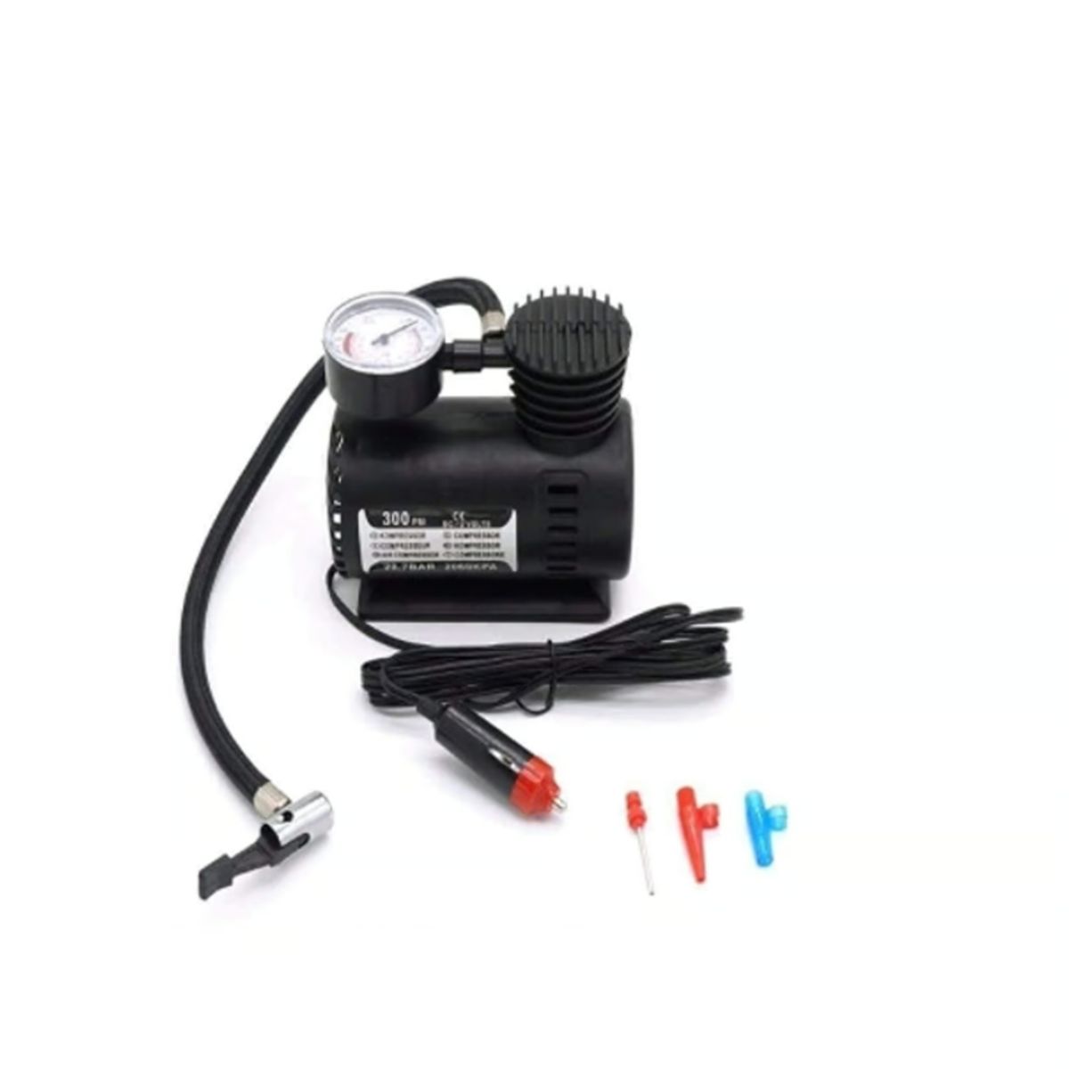 GENERICO - Mini Compresor Aire Auto 12v Compresor De Aire Portatil 300p