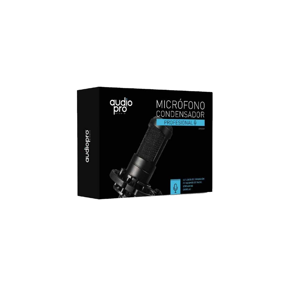 AUDIO PRO - Micrófono Estudio Condensador Xlr Hembra A 3.5 Mm - SC