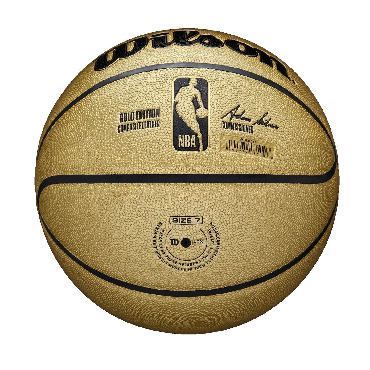 WILSON - Pelota Wilson Basketball NBA Gold Edition Sz7