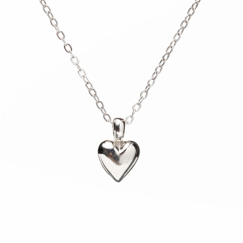 LA GARZA - Collar Plata Mujer Corazon