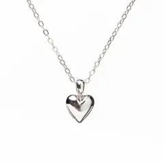 LA GARZA - Collar Plata Mujer Corazon