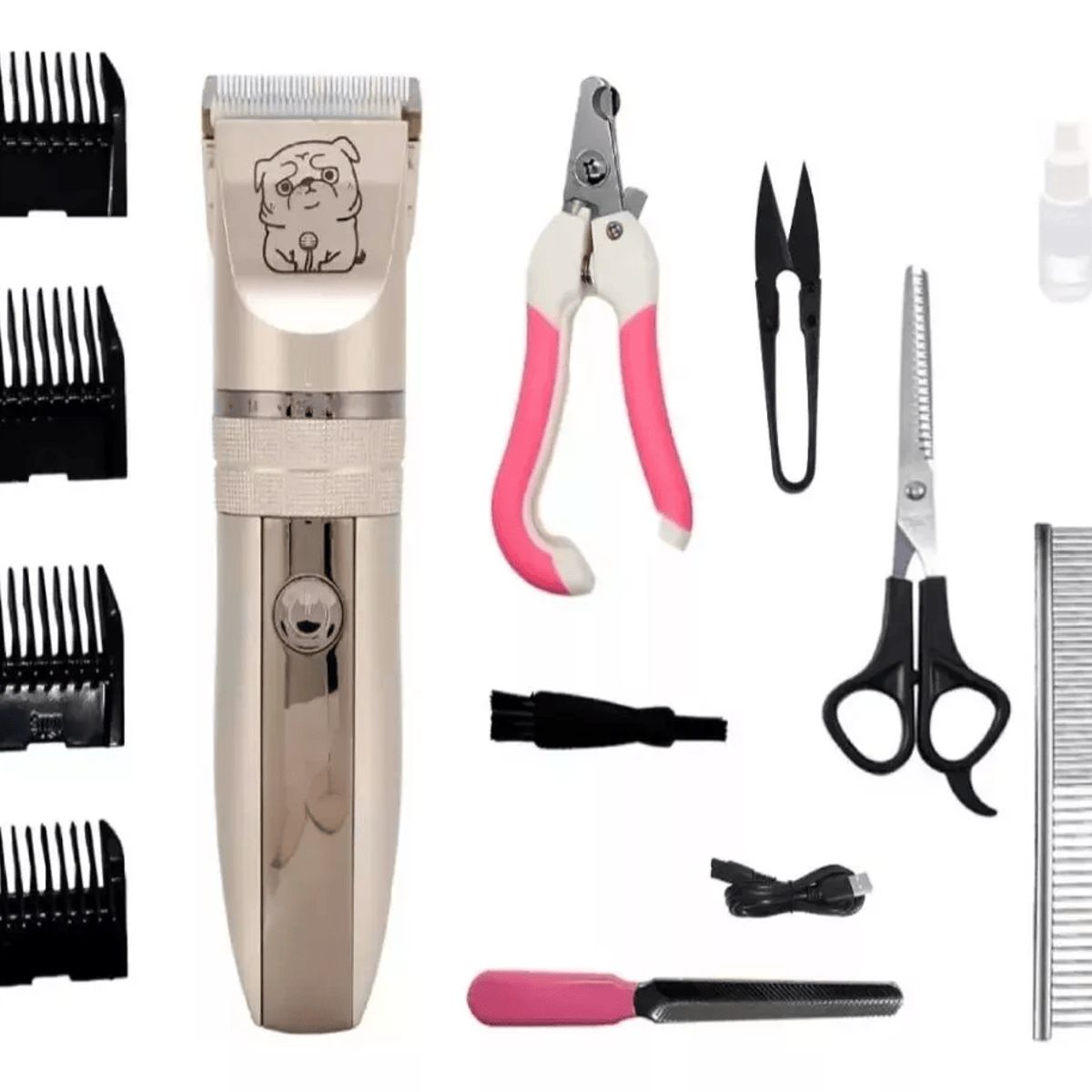 GENERICO - Maquina Cortar Pelo Perros-gatos Cortadora Canina Accesorios