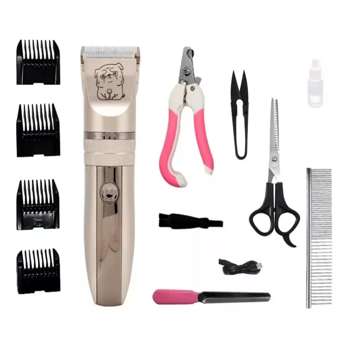 GENERICO - Maquina Cortar Pelo Perros-gatos Cortadora Canina Accesorios