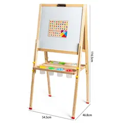WOODTOYS - Pizarra atril plegable con Plumon Tizas y Borrador