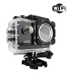 GENERICO - Camara 4k Full Hd Sports Wifi Resistente Al Agua Color Negro