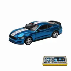 GENERICO - Autos Coleccion Ford Mustang Gt 2018 Car Tuning 1:42 Azul
