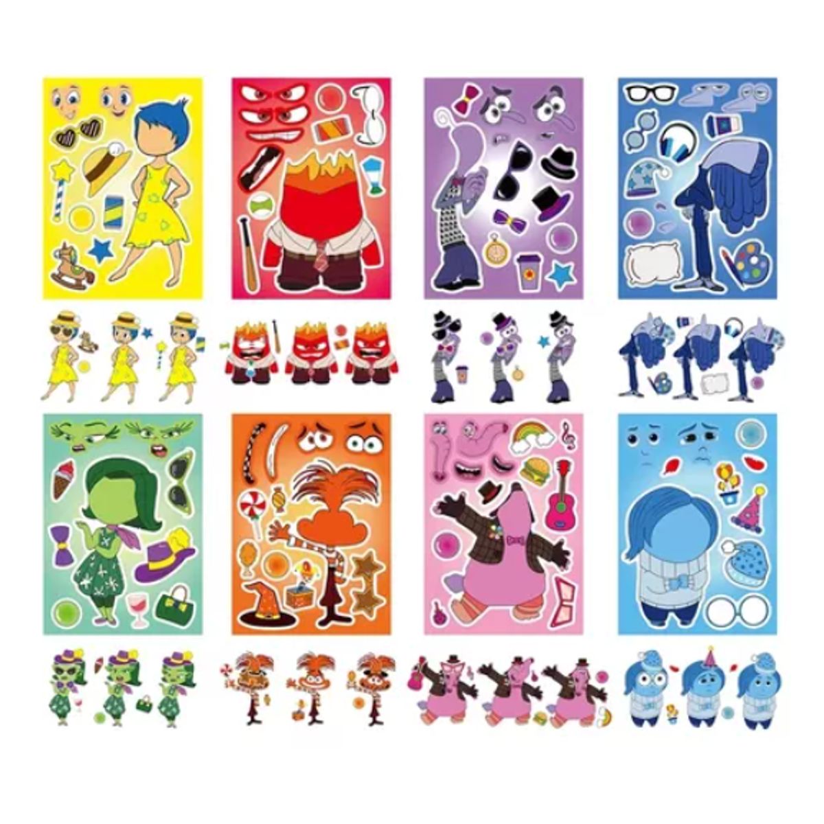 GENERICO - Pack X16 Láminas Stickers Intensamente Pegatinas