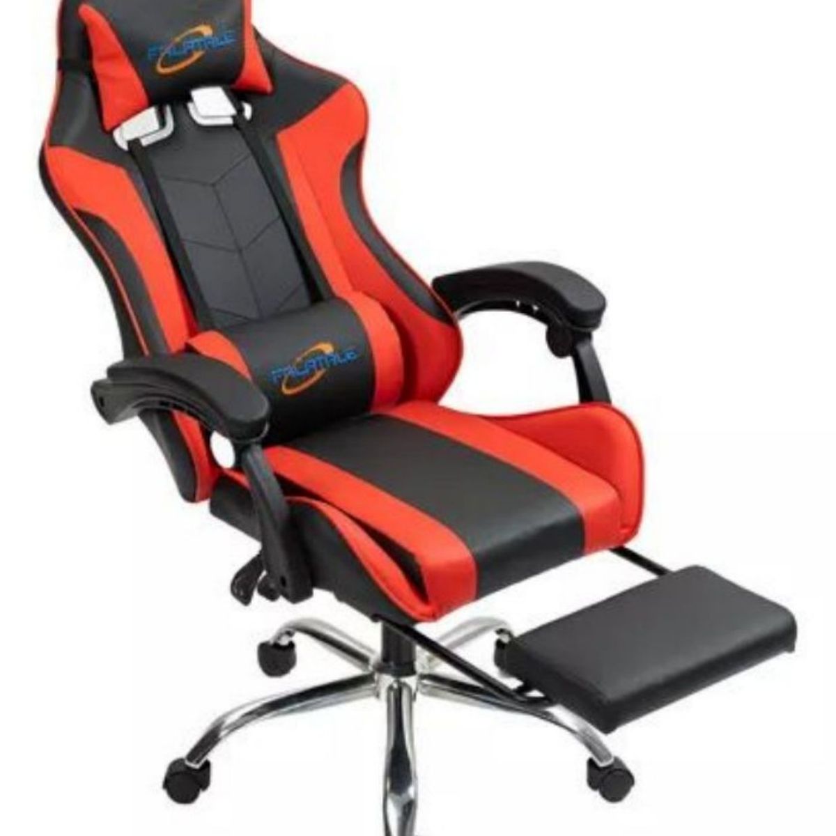 GENERICO - Silla Gamer De Cuero Reclinable Ergonómica Con Masajeador