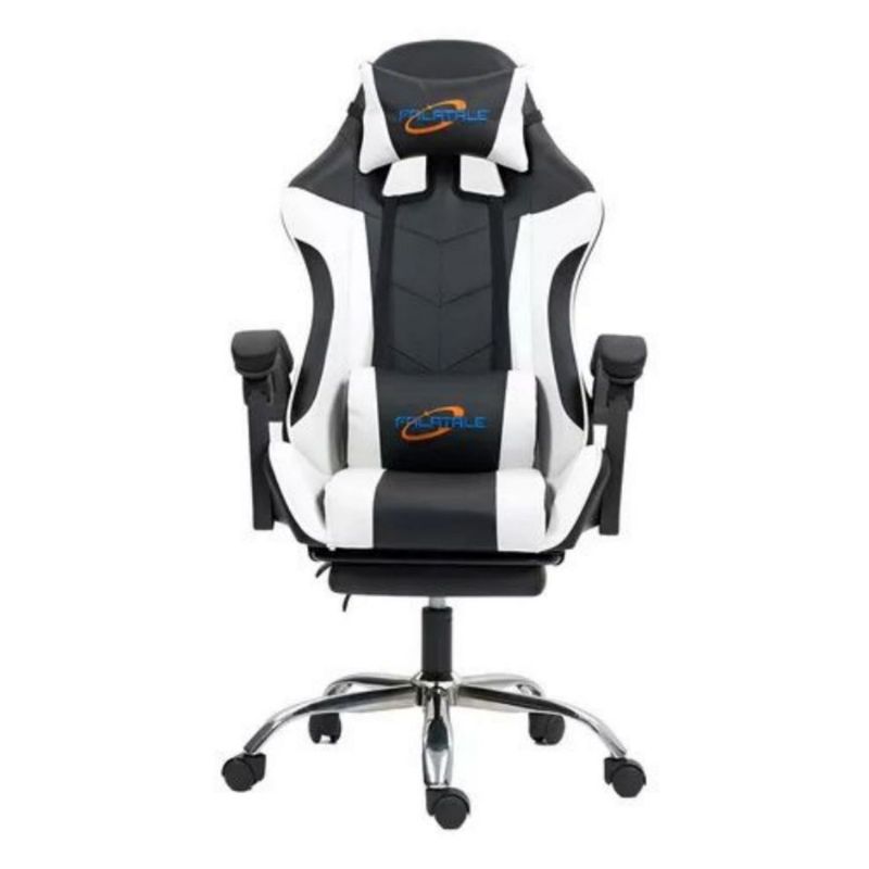 GENERICO - Silla Gamer De Cuero Reclinable Ergonómica Con Masajeador