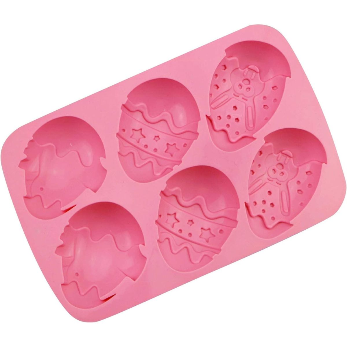 GENERICO - Moldes 6 Espacios Huevos de Pascua