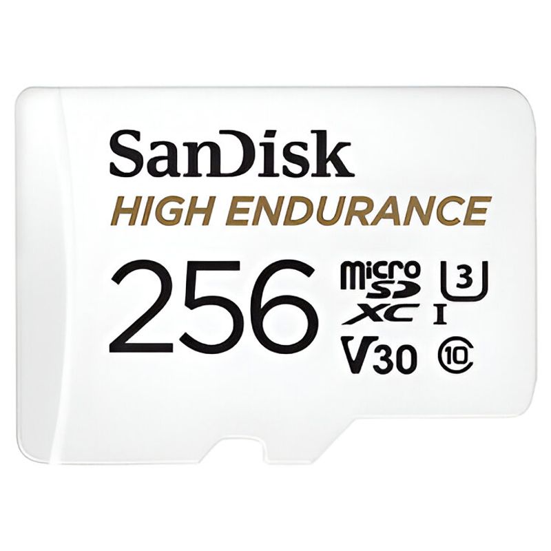 SANDISK - Memoria Micro SD Sandisk High Endurance 256GB 100MBs 4K V30