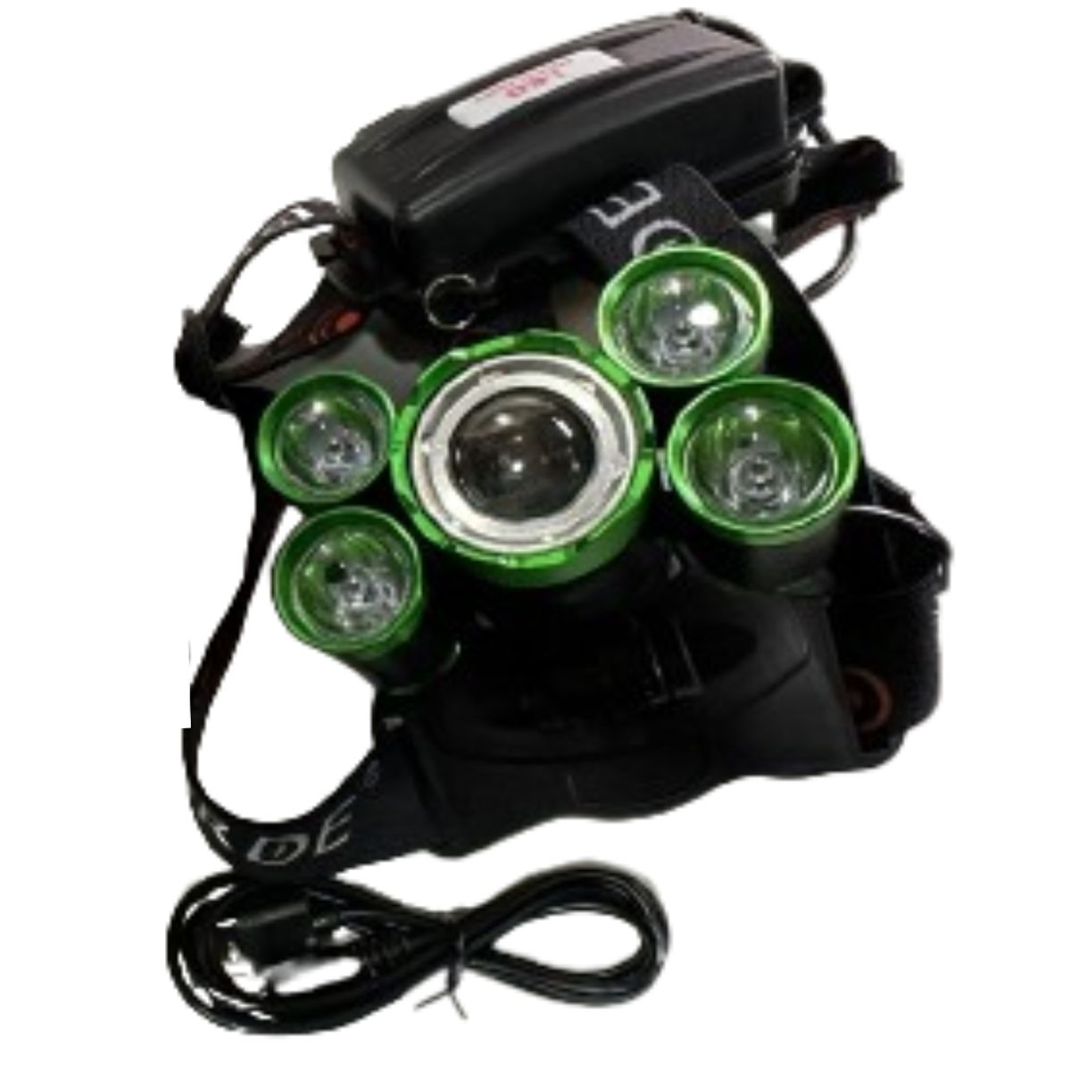 GENERICO - Linterna de Cabeza 5 Focos