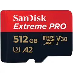 SANDISK - Memoria Micro Sd Extreme Pro 512 Gb 200mbs U3 V30 4k